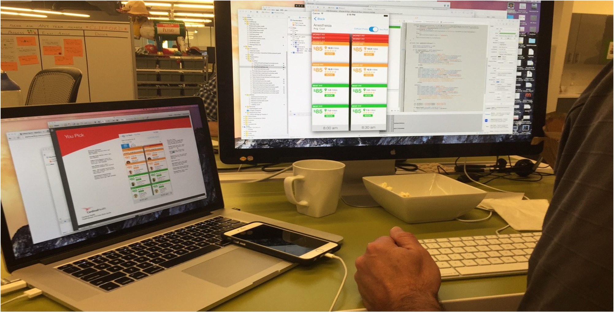 HealthSense Design System in action