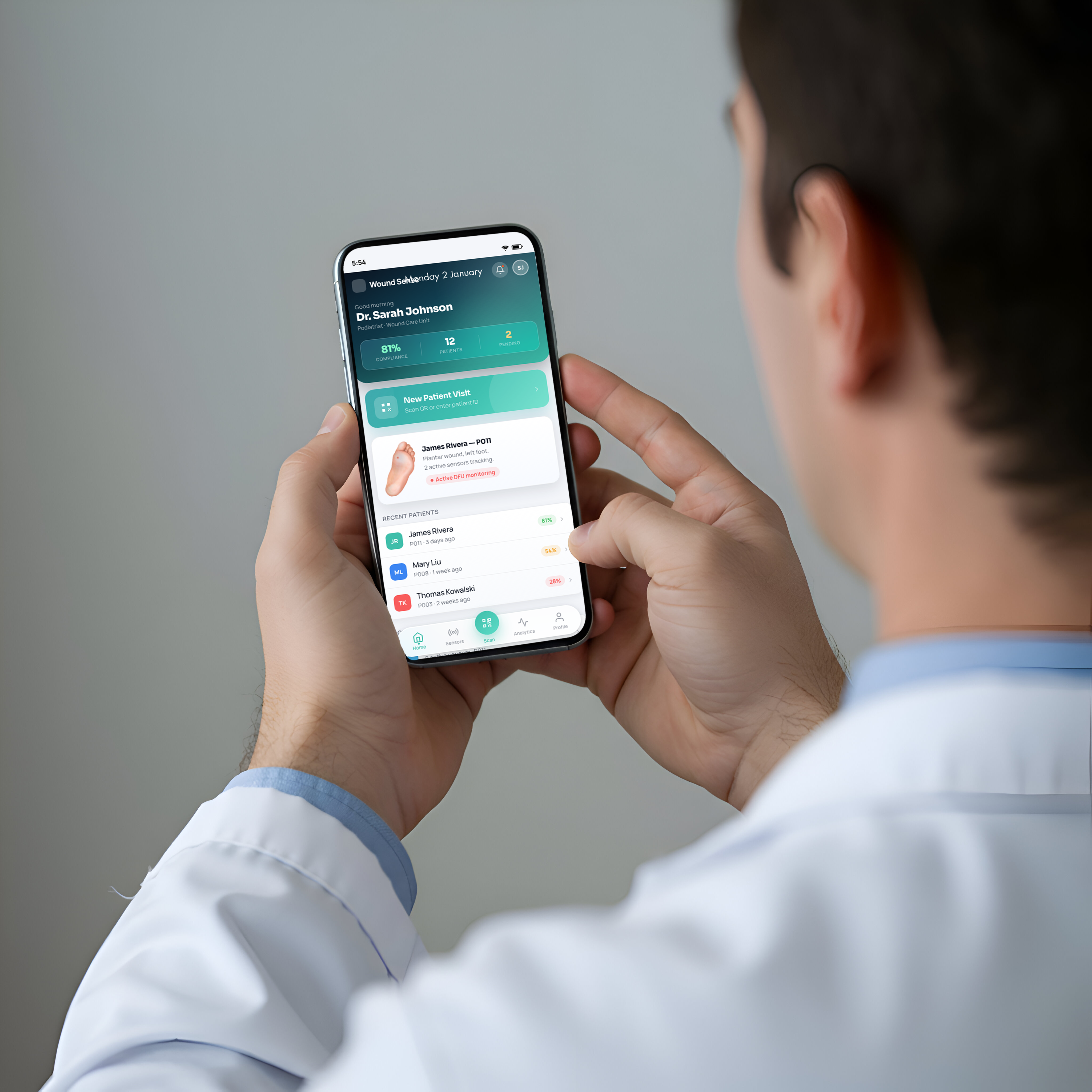 WoundSense wound care platform